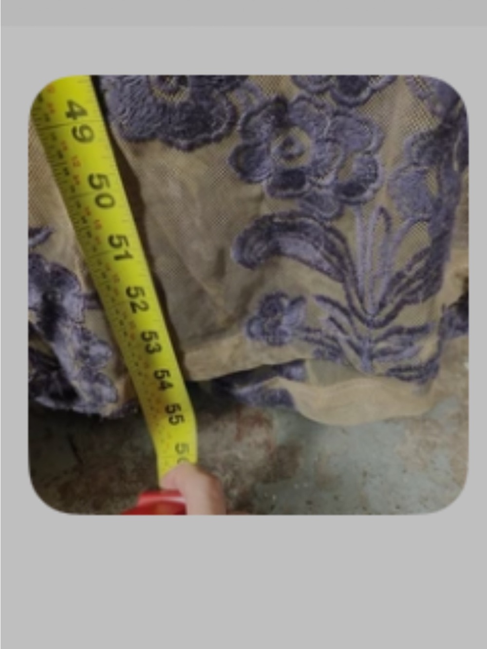 For Love & Lemons Purple Cream Sheer Lace Embroidered Maxi Dress L Romantic Boho - Picture 3 of 7